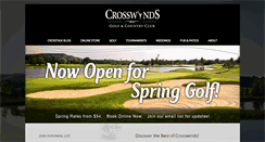 Desktop Screenshot of crosswindsgolf.com