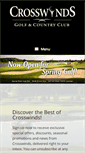 Mobile Screenshot of crosswindsgolf.com